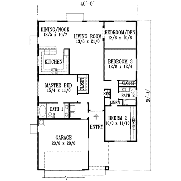 Main Floor Plan: 41-496