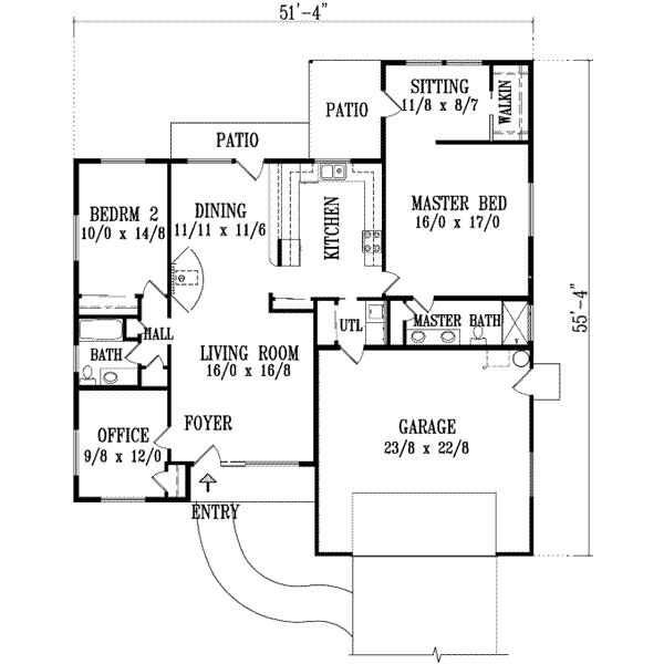Main Floor Plan: 41-500