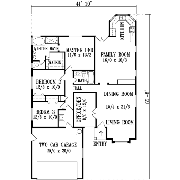 Main Floor Plan: 41-501