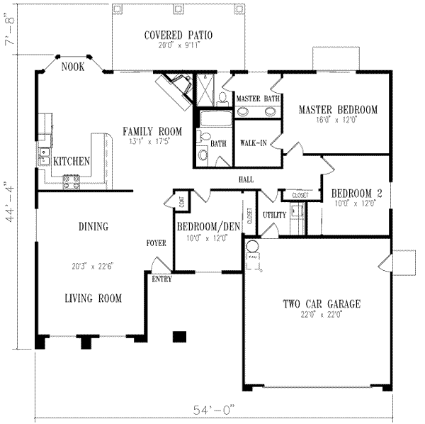 Main Floor Plan: 41-521
