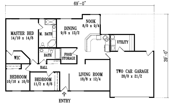 Main Floor Plan: 41-530
