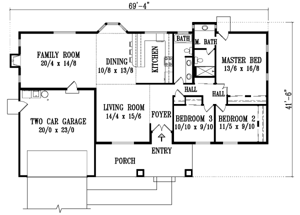 Main Floor Plan: 41-534