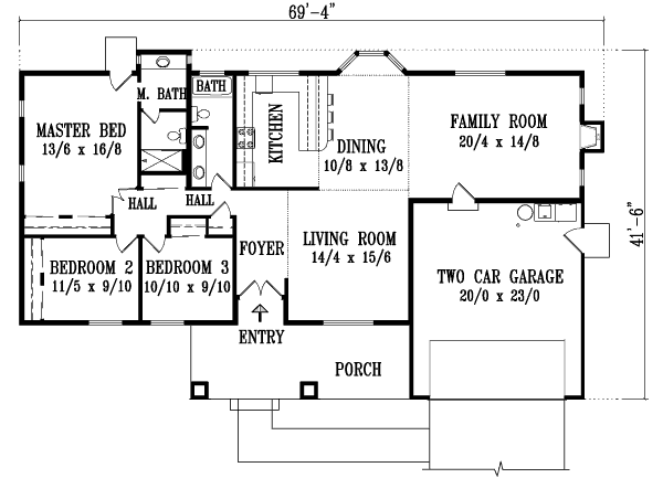 Main Floor Plan: 41-535