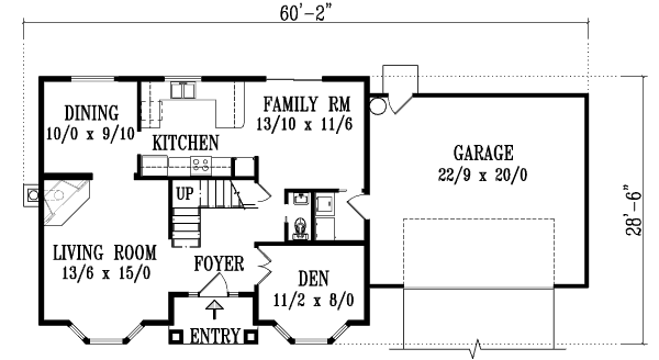 Main Floor Plan: 41-538