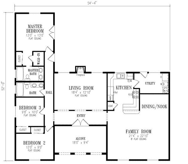 Main Floor Plan: 41-545
