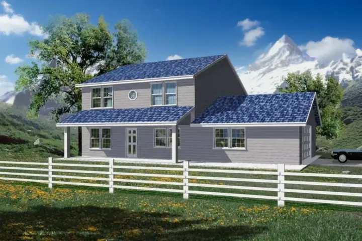 Traditional house plans 41-551 - front exterior, 1,783 sq ft, 3 bed, 3 bath house plans | Monster House Plans