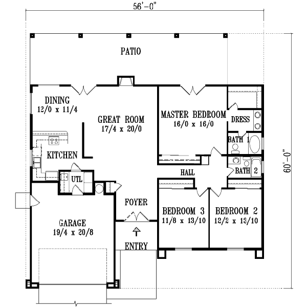 Main Floor Plan: 41-556