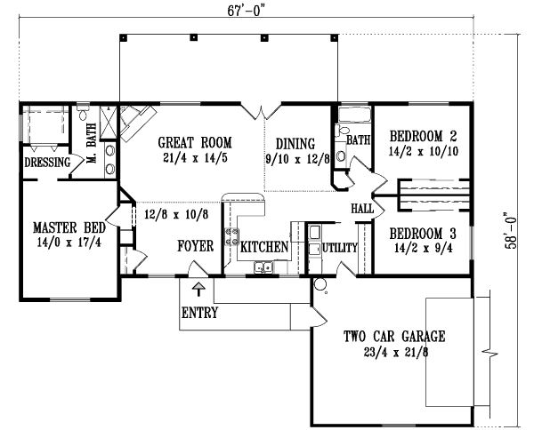Main Floor Plan: 41-557