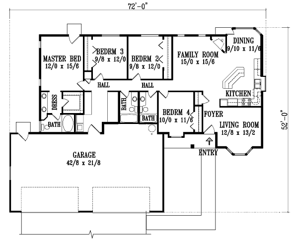 Main Floor Plan: 41-558
