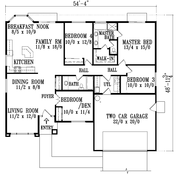 Main Floor Plan: 41-564
