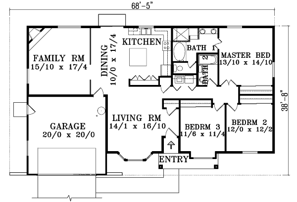 Main Floor Plan: 41-572