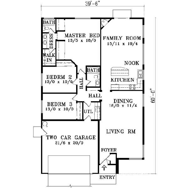 Main Floor Plan: 41-581
