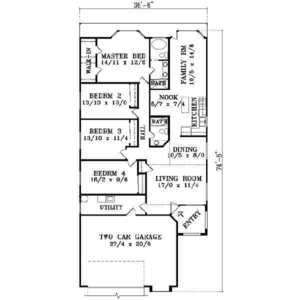 Main Floor Plan: 41-588