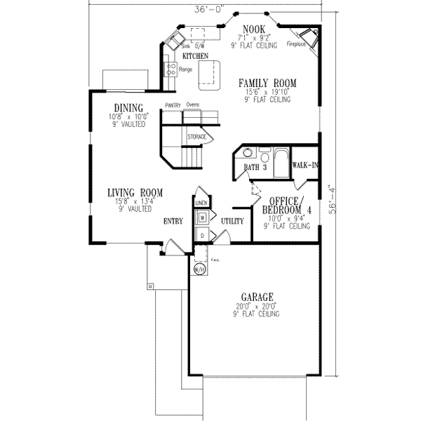 Main Floor Plan: 41-591