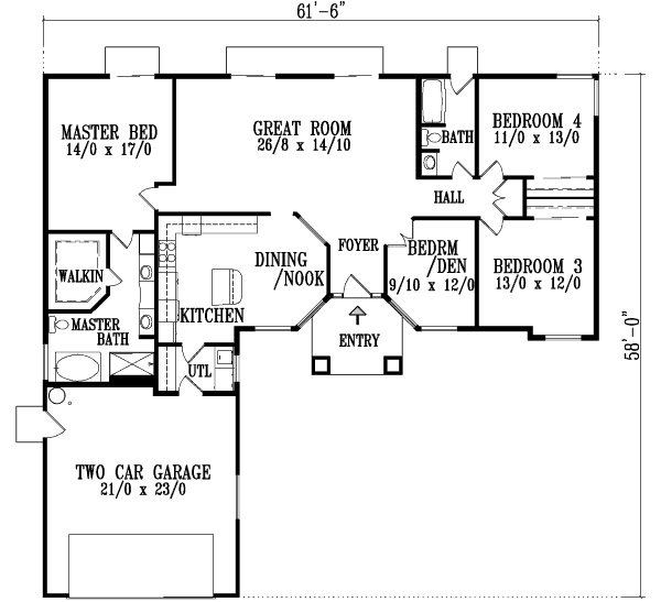 Main Floor Plan: 41-596