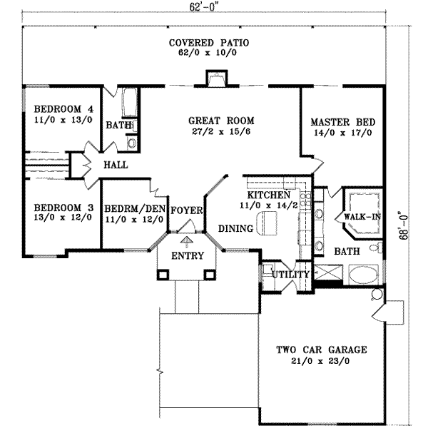 Main Floor Plan: 41-608