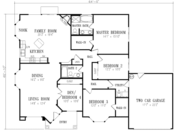 Main Floor Plan: 41-619