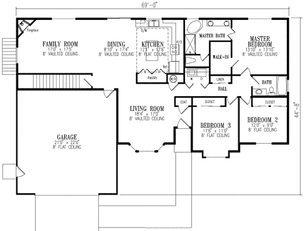 Main Floor Plan: 41-621