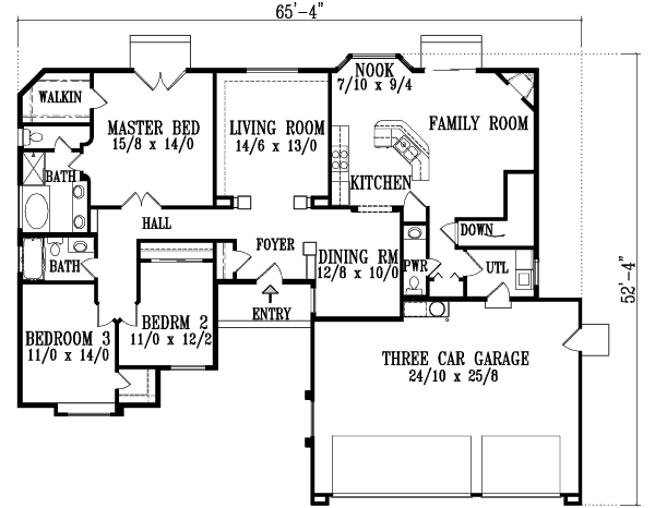 Main Floor Plan: 41-622