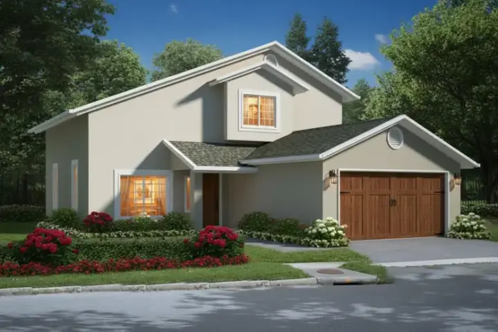 Traditional house plans 41-623 - front exterior, 1,899 sq ft, 4 bed, 3 bath house plans | Monster House Plans