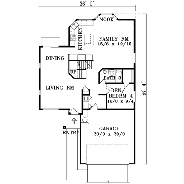 Main Floor Plan: 41-623