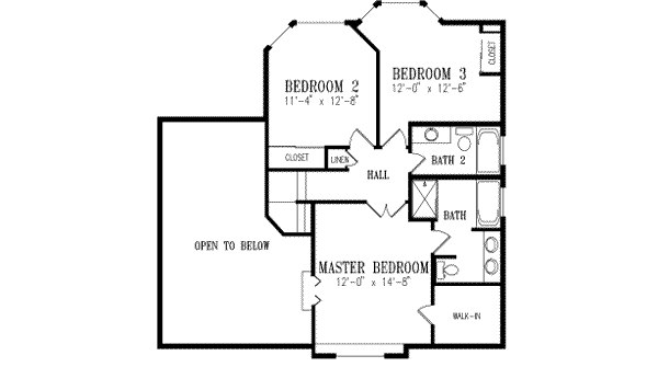 Upper/Second Floor Plan: 41-624