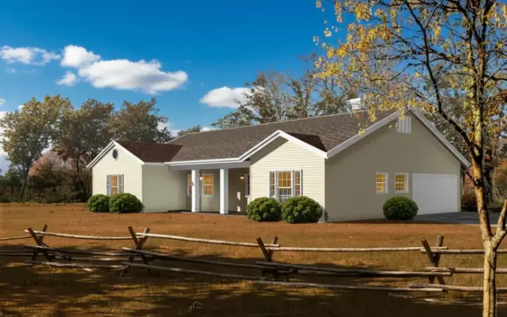 Traditional house plans 41-628 - front exterior, 1,906 sq ft, 3 bed, 2 bath house plans | Monster House Plans