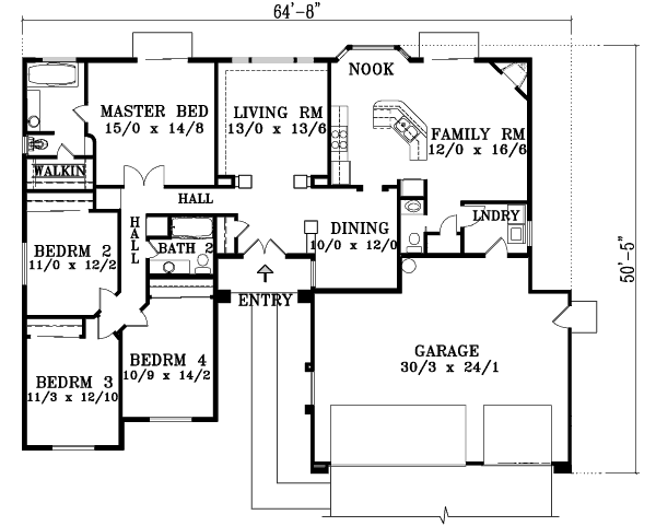 Main Floor Plan: 41-650