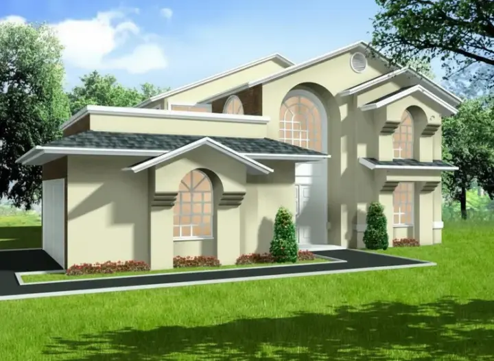 Southwest house plans 41-656 - front exterior, 1,962 sq ft, 3 bed, 2 bath house plans | Monster House Plans