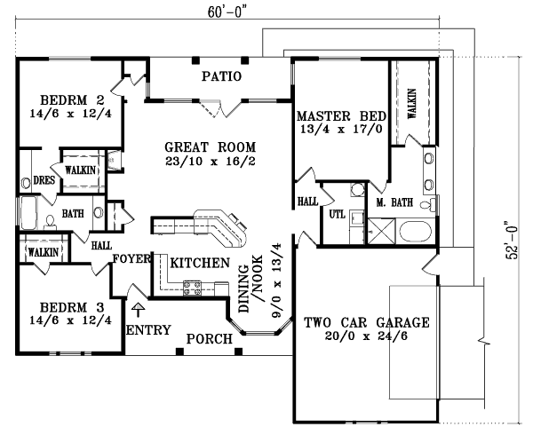 Main Floor Plan: 41-658