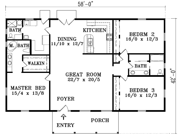 Main Floor Plan: 41-660