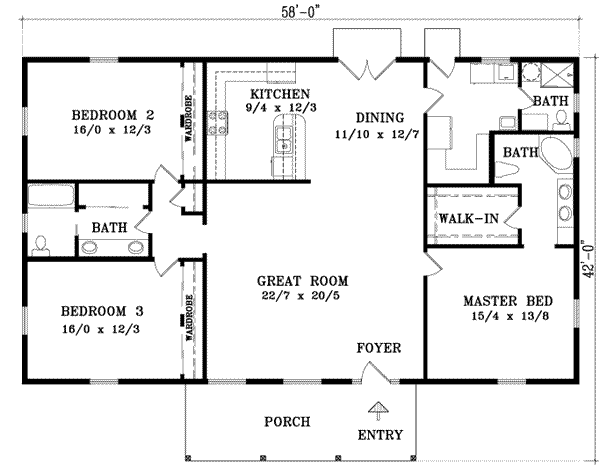 Main Floor Plan: 41-661