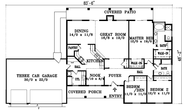 Main Floor Plan: 41-664