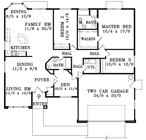 Main Floor Plan: 41-666
