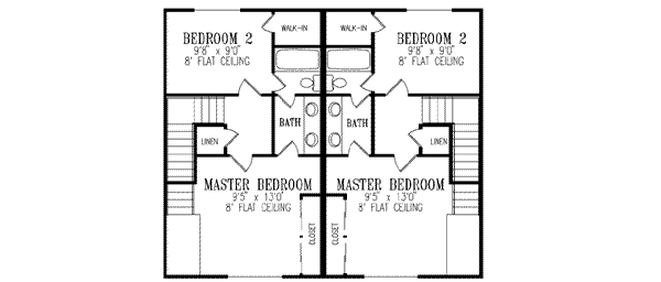 Upper/Second Floor Plan: 41-668