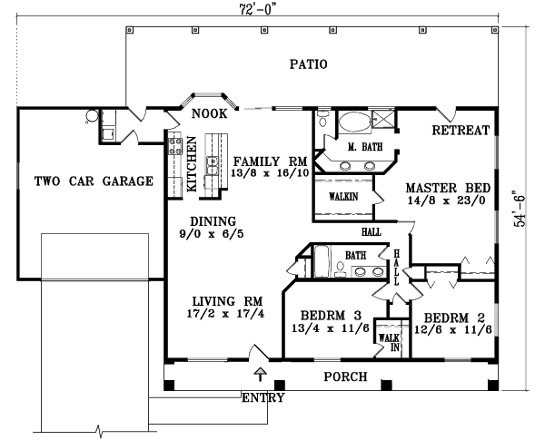 Main Floor Plan: 41-669