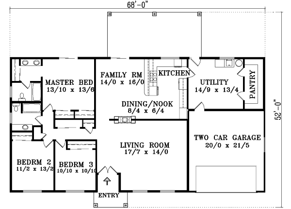 Main Floor Plan: 41-672