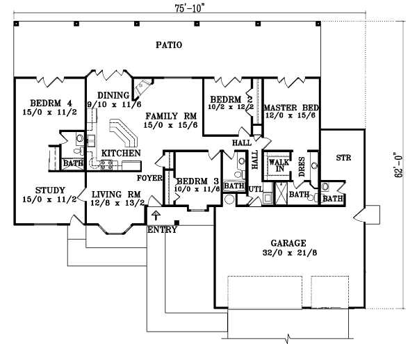 Main Floor Plan: 41-673