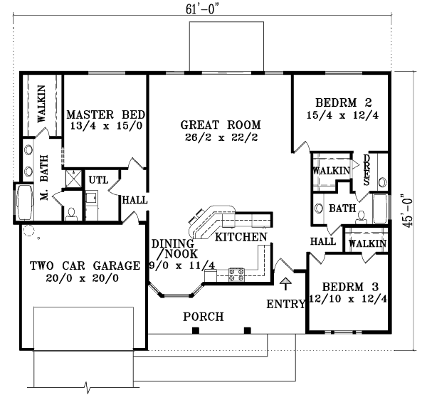 Main Floor Plan: 41-675