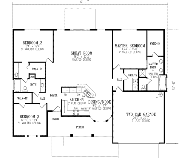 Main Floor Plan: 41-676