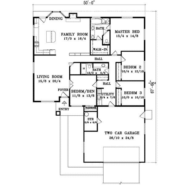 Main Floor Plan: 41-677