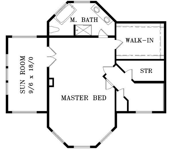 Upper/Second Floor Plan: 41-678