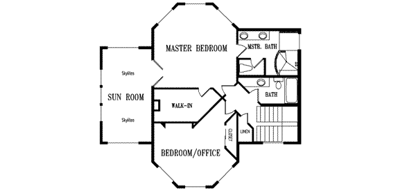 Upper/Second Floor Plan: 41-679