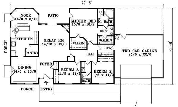 Main Floor Plan: 41-680