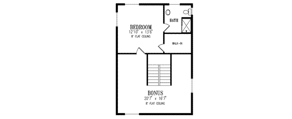 Upper/Second Floor Plan: 41-684