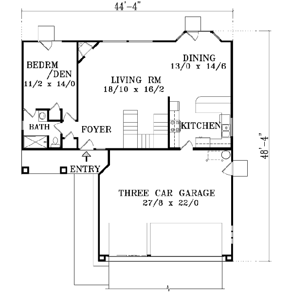 Main Floor Plan: 41-685