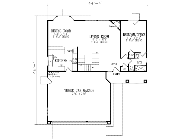 Main Floor Plan: 41-686