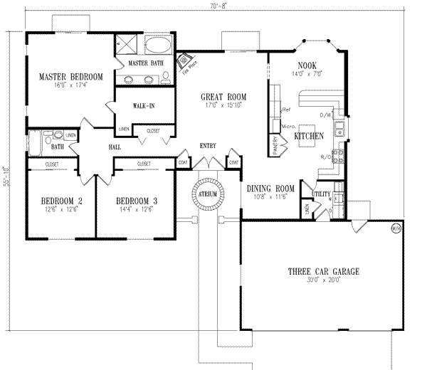 Main Floor Plan: 41-689