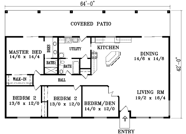 Main Floor Plan: 41-695
