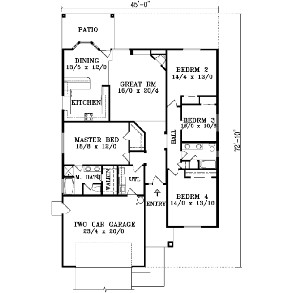 Main Floor Plan: 41-697